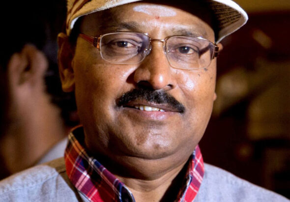 Actor Director K Bhagyaraj at the Sathuranga Vettai Audio Launch
